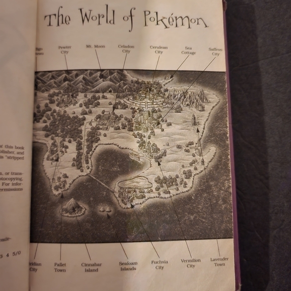 Pokemon Race To Danger Book Hard Cover Vintage (Outer Cover Damage) - Picture 4 of 11